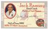 Jack Ramsay custom ttm on Sportscollectors.Net