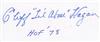 Cliff Hagan Index Card ttm on Sportscollectors.Net