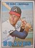 1967 Topps hi# Ty Cline on Sportscollectors.Net