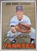 1967 Topps Jake Gibbs on Sportscollectors.Net