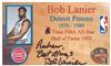 Bob Lanier custom ttm on Sportscollectors.Net