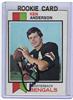 1973 Topps Ken Anderson on Sportscollectors.Net