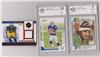 Leon Hall Game Used, Anthony Gonzalez BCCG 10 Rookie, Joe Namath 73 Topps BCCG 7 on Sportscollectors.Net