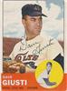 63 Topps Dave Guisti on Sportscollectors.Net