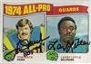 1975 Topps Tom Mack/Larry Little on Sportscollectors.Net
