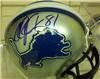 Calvin Johnson Mini Helmet on Sportscollectors.Net