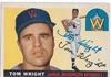 55 Topps Tom Wright on Sportscollectors.Net