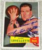Clyde Lovellette autographed 1957-58 Topps on Sportscollectors.Net