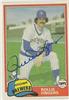 Rollie Fingers 81TT on Sportscollectors.Net