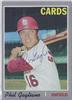1970 Topps - Phil Gagliano #143 (b. 27 Dec 1941 - d. 19 Dec 2016 at age 74) (St. Louis Cardinals) on Sportscollectors.Net