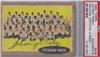 1962 Topps - Pittsburgh Pirates Team Card #409 - Johnny Pesky - PSA Certified (b:27 Feb 1919 - d: 13 Aug 2012 at age 93) on Sportscollectors.Net