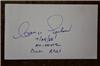 George Culver 3x5 Signed No Hitter 7/29/68 Card on Sportscollectors.Net
