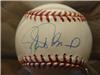 #93 2003 Rangers Ball At Turner Field Rafael Palmeiro on Sportscollectors.Net