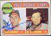 1969 Topps Mike Adamson/Merv Rettenmund on Sportscollectors.Net