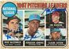 1968 Topps NL Pitching Leaders - McCormick / Jenkins / Bunning / Osteen on Sportscollectors.Net