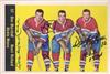 1960-61 Parkhurst Don Marshall/Henri Richard/Dickie Moore (2) on Sportscollectors.Net