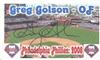 Greg Golson on Sportscollectors.Net