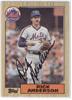 Rick Anderson - 1987 Topps on Sportscollectors.Net
