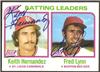 1980 Topps #201 Keith Hernandez & Fred Lynn on Sportscollectors.Net