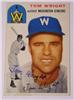 1954 Topps #140 Tom Wright on Sportscollectors.Net