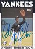 Andre Robertson 86 Topps in blue sharpie on Sportscollectors.Net