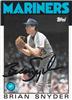 Brian Snyder 86 Topps in black sharpie on Sportscollectors.Net
