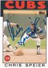 Chris Speier 86 Topps in blue sharpie on Sportscollectors.Net