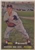 1957 Topps - Mel Parnell #313 (b: 13 Jun 1922 - d: 20 Mar 2012 at age 89) (Boston Red Sox) on Sportscollectors.Net