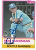 Rene Lachemann 83 Topps in blue sharpie on Sportscollectors.Net