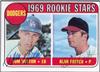 1969 Topps Tommy Hutton/Alan Foster ttm on Sportscollectors.Net
