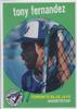 1989 Baseball Card Magazine '59 Topps Replicas - Tony Fernandez #18 (Toronto Blue Jays) on Sportscollectors.Net