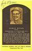 1972 Baseball Hall of Fame Gold Plaque Postcards - Early Wynn #2EK-530 (HOF 1972) (b. 6 Jan 1920 - d. 4 Apr 1999 at age 79) (Cleveland Indians) (card #2) on Sportscollectors.Net