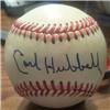 Carl Hubbell signed baseball 1 on Sportscollectors.Net