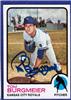 Tom Burgmeier - 1973 Topps - Kansas City Royals on Sportscollectors.Net