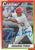 Eduardo Perez on Sportscollectors.Net