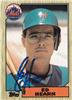 Ed Hearn 1987 Topps in blue sharpie on Sportscollectors.Net