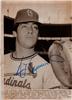 Ted Simmons auto'd g.1.1972 wirephoto on Sportscollectors.Net