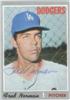 Fred Norman TTM October 2016 on Sportscollectors.Net
