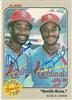 1983 Fleer #636 Ozzie Smith & Lonnie Smith on Sportscollectors.Net