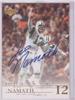 Joe Namath Certified UD on Sportscollectors.Net