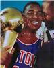 Isiah Thomas AUTOGRAPHED 8X10 on Sportscollectors.Net