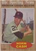 1962 Topps / AL All-Star - Norm Cash #466 (b. 10 Nov 1934 - d. 11 Oct 1986 at age 51) (Detroit Tigers) on Sportscollectors.Net