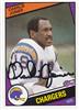 Charlie Joiner '84 Topps in black sharpie on Sportscollectors.Net