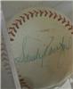 Koufax signed MacPhail ball on Sportscollectors.Net