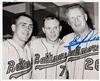 Boog Powell auto'd 7.17.1969 wirephoto on Sportscollectors.Net