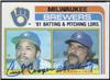 1982 Topps Cecil Cooper/Pete Vuckovich on Sportscollectors.Net
