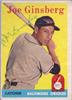 1958 Topps Joe Ginsberg on Sportscollectors.Net