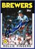 Rollie Fingers - 1986 Topps - Milwaukee Brewers on Sportscollectors.Net