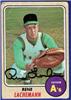Rene Lachemann - 1968 Topps - Oakland A's on Sportscollectors.Net