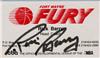 Rick Barry auto'd Ft. Wayne Fury (CBA) business card on Sportscollectors.Net